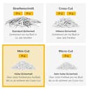 Fellowes 20 Blatt Aktenvernichter Partikelschnitt (P4), Papierschredder für Büro, Homeoffice, Powershred LX220, Schredder mit 30L Papierkorb, 100% staufrei, Safesense, Füllstandsanzeige, schwarz - 8