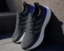 adidas Laufschuhe für Herren, Ultraboost 5, Schwarz/Blau, Schwarz , 46 2/3 EU - 3