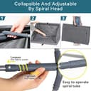 Petsfit Transportín de Perros portátil y Plegable Bolsa transportín para Perros trasportines Perro Mediano Grande para Interiores y Exteriores - 2