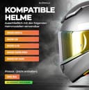 Everalo Visier Kompatibel Mit Shoei Nxr 2 - Z8 - Xspr Pro - X15 - Cwr F2 – Pinlock-Ready Helmvisier (Gold Chrom) - 2