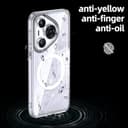 BRAND SET Ultra-Thin TPU Frame Huawei P70 Pro Case, With Magnetic Ring for Wireless Charging & Car Mount, Matte Black - 4