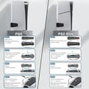 BYZANDQI Vertikaler Standfuß für PS5 / PS5 Pro / PS5 Slim – Vertikaler Ständer für PlayStation 5 Konsole - 5