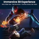 XWP Visore Realtà Virtuale Con Lenti HD Anti Luce Blu, Occhiali VR 3D Per Smartphone, Compatibile Con iPhone E Android (4,7–6,8"), Per Giochi VR E Film, Regalo Di Compleanno Per Amici E Famiglia - 2