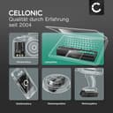 CELLONIC 1x Akku für Navigation Kompatibel mit Tomtom Rider 550, Rider 500, Rider 400, LHA11133000 - (2500mAh, 3.7V) - 7