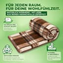 Best Wool Manta de Lana Merino 140x200 cm - Mantas para Sofa de 100% Lana de Oveja Merina - Peso 500g/m2 - Material Transpirable - 9