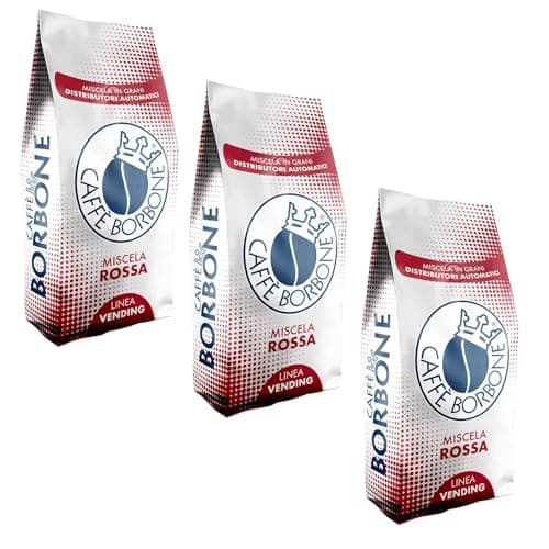 3 KG CAFFE IN GRANI BORBONE QUALITA' ROSSA