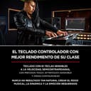 M-AUDIO Oxygen Pro 61 teclado controlador MIDI USB con 61 teclas, beat pads, perillas asignables de MIDI, botones y faders, más pack de sonidos de Native Instruments (integración de NKS) - 2