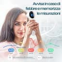 HIMMELSHAUCH MEDICAL Termometro Febbre Auricolare e Frontale | Misuratore 3 in 1 | Termometro Neonato, Bambino e Adulto | Termometro Digitale Infrarossi Frontale | Termometro Orecchio Bambini - 7