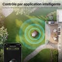 SUNTEK Robot cortacésped inalámbrico periférico – Robot recortadora IA + visión para 250 m², tecnología IA cámara, pendiente hasta 35°, estanqueidad IPX5, cartografía automática, multizonas, control - 5