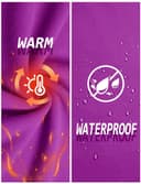 Winter Jackets Women Waterproof Fleece Jacket 3 in 1 Systems Climbing Skateboard Thick Soft Shell Coat Lady Casual Outdoor Sports Hoodie, UK L New, Purple - 4