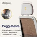Sedia da ufficio ergonomica Steelcase Series 2 con supporto lombare LiveBack, braccioli 4D, poggiatesta regolabile Lentil; Prodotto in Europa - 8