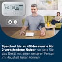 OMRON X4 Connect AFib - Automatisches Blutdruckmessgerät mit App und Bluetooth, Oberarm-Blutdruckmessgerät mit Vorhofflimmern (AFib) Erkennung | klinisch validiert | Diabetiker & Schwangere | 22-42cm - 4