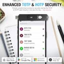 Thetis Pro-C FIDO2 (L2) Sicherheitsschlüssel Passkey-Gerät mit USB C & NFC, TOTP/HOTP Authenticator APP, FIDO 2.0 Zwei-Faktor-Authentifizierung 2FA MFA, Unterstützt Windows/macOS/Linux/Gmail/Facebook - 5