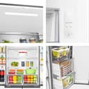 Hisense RQ5P470SETE, Frigorifero Americano Quattro Porte, Classe E, Finitura bianca in vetro, Total No Frost, WiFi, Metal cooling, Zona convertibile, Dispenser Acqua, Motore Inverter - 4
