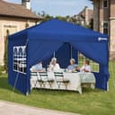 Sekey 3m x 3m One-Touch Pop Up Gazebo with Sides – Instant Setup, Heavy Duty & Waterproof 1000mm, Includes 4 Weight Bags for Extra Stability – Perfect for Outdoor Events (Navy, 3x3 with Sides) - 7
