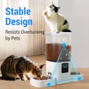 5G WiFi Automatic Cat Feeder for 2 Cats: Dual Cat Food Dispenser with Slow Feed, Smart Pet Feeder with Alexa for Multiple Pets, Auto cat Feeder, Detachable for Easy Clean-7L Large Storage - 9