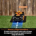 Lawnmaster OcuMow®18 Cortacésped Robótico Sin Cable de 500m², Batería 2Ah, Navegación Óptica, Evitación de Obstáculos, Estación de Carga Automática, Función Zona Prohibida - 2