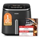 COSORI Friggitrice ad Aria Turbo Blaze 6 Litri, Air Fryer con DC Motore Tecnologia, 9 Funzioni & 5 Velocità della Ventola Automatica, 110 Ricette & 96 Tabelle di Cottura degli Ingredienti, 1725W - 1