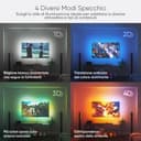 Nanoleaf Kit 4D Screen Mirror + Kit Lightstrip per TV e schermi fino a 85"/215 cm - Striscia LED RGBW connessa + fotocamera, thread & WiFi, compatibile con Amazon Alexa Google Home Apple - 3