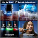 Oral-B iO Series 10 Elektrische Zahnbürste — Electric Toothbrush, Inkl. 1 Aufsteckbürste, iOSense, Lade-Reise-Etui — 7 Putzmodi für Zahnpflege, Zahnbürste Elektrisch, Designed by Braun, Schwarz - 5