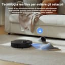 roborock QV 35A Set Robot Aspirapolvere, Antigroviglio, 8000Pa, Panno Sollevabile, Autolavaggio, Asciugatura ad Aria, Stazione Tutto in Uno, Evitare Ostacoli, Strategie di Pulizia dei Tappeti, Nero - 6