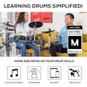 Alesis Turbo Mesh Kit - Batteria Elettronica con Pelli Mesh, 120 Suoni, 30 Tracce di Accompagnamento, Rack in Acciaio, Accessori - 5