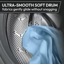 HOOVER Pro Wash Series 3 Washing Machine, 11kg, 1400 rpm, A-20 percent Energy Class, 16 Programmes, XL Soft Drum, WIFI Connected, Graphite-Black Door, 62x60x85 cm -HBR 411BL9G-80 - 17