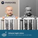 Motorola Nursery VM483 - Video Baby Monitors - Video Baby Monitor - 2.8 Inch Parental Unit - Infrared - Digital Zoom - Talk-Back Function, White (VM 483) - 5