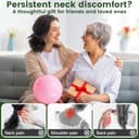 Neck and Shoulder Massager, Neck Massager, Shiatsu Back Massager for Shoulder and Neck, Tissue 4D Kneading Bionic Heated Massage, Back Massager with Heat for Pain Relief Muscle Relax Women Men Gifts - 7