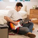 Donner Kit Chitarra elettrica per principianti 39 pollici, pickup S-S-H con amplificatore, borsa, tracolla, corde, accordatore, cavo, plettri, DST100 - 2