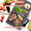 GFTIME 44,5cm 7637 Griglie Piastra & Griglia per Weber Spirit E210/220 S210/220 Griglie a Gascon Manopole, (controllo anteriori), Parti di Ricambio per Griglia/piastra per Barbecue in Ghisa - 6