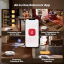 roborock Qrevo Series Robot Vacuum Cleaner with Mop, 10,000Pa Suction, Upgraded from Qrevo S, Dual Anti-Tangle Brushes, Smart Obstacle Avoidance, Auto Mop Washing&Drying, All-in-One Dock,White(QV 35S) - 9