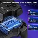 Handy Controller für Switch 2/Switch/OLED/iOS/Android, Full-Size Handheld mobiler Controller mit RGB-Beleuchtung, verbesserten Joysticks,Turbo, Daumengriffen, Handheld-Gaming-Gamepad, Keylinker-App - 8