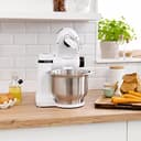 Bosch Serie 2 Planetaria Impastatrice MUMS2EW00, 700 W, Capiente Ciotola in Acciaio Inox da 3,8 L, 4 Livelli di Velocità, Fruste e Gancio Inclusi, Accessori Lavabili in Lavastoviglie, Bianco - 9
