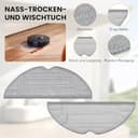 28 Stück Zubehör für Roborock S8 Pro Ultra Saugroboter, Ersatzteile 2 Hauptbürste 6 Staubbeutel 6 Wischpad 4 HEPA Filter 6 Seitenbürste 2 Reinigungszubehör 1 Schraubendreher 1 Wasserfilter Zubehörset - 7