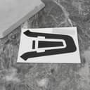 eMagTech 1 Juego de Pegatinas Protectoras para Intercomunicadores Funda Protectora para Auriculares de Motocicleta Compatible con Cardo Packtalk Edge Patrón de Fibra de Carbono - 5