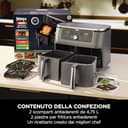 Ninja MAX Doppia Zona, Friggitrice ad aria digitale senza olio con doppio cestello, 6 in 1, 9,5 L, cestelli lavabili in lavastoviglie, antiaderenti, grigio piombo DZ400EU - 9