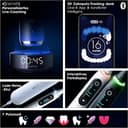 Oral-B Cepillo de dientes eléctrico iO Series 10, 7 modos de limpieza, cuidado dental, iOSense, pantalla a color y estuche de viaje de carga, diseñado por Braun, Stardust White - 5