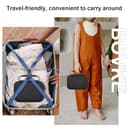 BOVKE Carrying Case for OMRON Evolv Bluetooth Wireless Upper Arm Blood Pressure Monitor, BP7000 One-Piece Design Portable OMRON BP Monitor Storage Bag, Black - 5