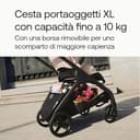 Passeggino Bugaboo Dragonfly Plus, Carrozzina Compatta da Città, Chiusura ad una Mano, Seduta Reclinabile e Reversibile, Adatto a Neonati e Bambini fino a 22 kg, Leggero da Trasportare, Grey Melange - 6