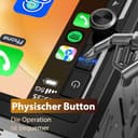 Haudio 2 DIN Autoradio mit Bildschirm, 7 Zoll Wireless CarPlay Apple Android Auto, DAB+ Radio Bluetooth Car Play Touch Display mit Navi GPS, WiFi, Rückfahrkamera, FM/AM/DSP - 8