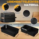 COSORI Heißluftfritteuse Zubehör für COSORI Dual Blaze TwinFry XXL 10L - COSORI Heißluftfritteuse 10L Airfryer Silikonform Zubehör(1x10L & 2x5L) - mit Grillrost, Weiteres Zubehör - 4