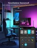 Govee RGBIC Gaming Lightbar für PC mit Desktop-Controller, 42cm Wi-Fi LED Light bar Musiksync für TV und Monitor, und 60+ Szenenmodi, kompatibel mit Alexa und Google Assistant, App-Steuerung - 6