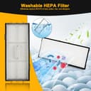 UPUPDAY Kit de Accesorios Recambios para Roborock S8 Pro Ultra, 2 Cepillo Principale, 1 Cepillo de Autolimpieza, 2 Filtros, 6 Bolsas de Polvo, 4 VibraRise 2.0 Mopas, 6 Cepillo Laterale - 4