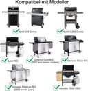 Vnierxful 7638 - Griglia e padelle in ghisa per Weber Spirit I & II serie 300, Spirit E310, E320, S310 (con pomelli anteriori), 44,5 cm, ricambio per Weber serie 300 - 7