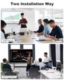 YCKJNB Pizarra Digital Interactiva 55 Pulgadas, Pantalla Táctil 4K UHD, Android 14, 8+128GB, SmartBoard Pizarra Blanca Digital Todo en Uno para Aula Oficina Hogar Negocios(Pantalla y Soporte de Pared) - 8