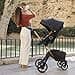 Stokke Xplory X, Signature - Luxury Pushchair - Adjustable for Both Baby & Parents’ Comfort - Padding, Harness & Reflective Zip for Added Safety - Folds in One Step - 6