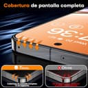 TOCOL 2 Piezas Protector Pantalla Google Pixel 10 Pro/Pixel 10/Pixel 9 Pro/Pixel 9, Alineación Automática para Una Instalación Rápida, Cristal Templado de Dureza 9H Inastillable, HD Transparente - 4