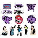 Olivia Rodrigo Ciondoli per scarpe 13 pezzi per adolescenti, graziosi ciondoli decorativi per scarpe, braccialetti, zoccoli, sandali, bomboniere, regali per adulti - 1