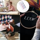 MEISO Bolígrafo Borrable de Calor Rotuladores de Tela Borrables 4 Colores de Marcadores Borrables con Calor con 52 Recargas para Cuero, Ropa, Costura, Confección - 4